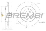 DBB387S BREMSI nezařazený díl DBB387S BREMSI