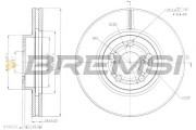 DBB508V BREMSI nezařazený díl DBB508V BREMSI