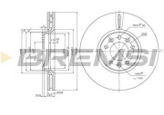 DBB615V BREMSI nezařazený díl DBB615V BREMSI