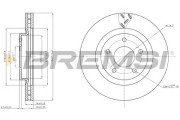 DBB624V BREMSI nezařazený díl DBB624V BREMSI