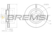 DBB646V BREMSI nezařazený díl DBB646V BREMSI