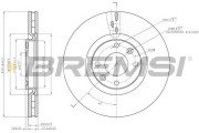 DBB676V BREMSI nezařazený díl DBB676V BREMSI