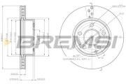 DBB688V nezařazený díl BREMSI