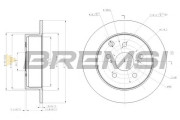 DBB704S nezařazený díl BREMSI