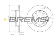DBB709S nezařazený díl BREMSI