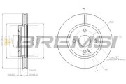 DBB738V BREMSI nezařazený díl DBB738V BREMSI