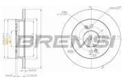 DBB793S BREMSI nezařazený díl DBB793S BREMSI