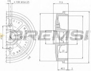 DR5472 BREMSI nezařazený díl DR5472 BREMSI