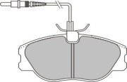 BRP0898 EEC sada brzdových platničiek kotúčovej brzdy BRP0898 EEC