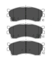 BRP1160 EEC sada brzdových platničiek kotúčovej brzdy BRP1160 EEC