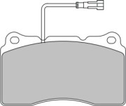 BRP1424 EEC sada brzdových platničiek kotúčovej brzdy BRP1424 EEC