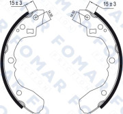 FO0464 FOMAR Friction nezařazený díl FO0464 FOMAR Friction