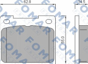 FO461585 nezařazený díl FOMAR Friction