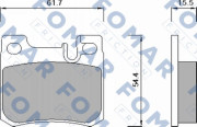 FO622381 nezařazený díl FOMAR Friction