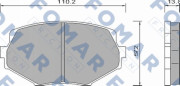 FO638981 FOMAR Friction nezařazený díl FO638981 FOMAR Friction