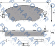 FO786981 FOMAR Friction nezařazený díl FO786981 FOMAR Friction