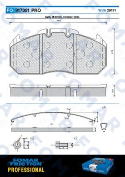 FO 917081 nezařazený díl FOMAR Friction