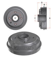 JDR016 JURATEK brzdový bubon JDR016 JURATEK