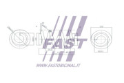 FT12282K Pružina podvozku FAST