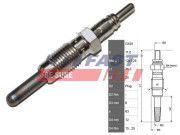 FT82728 Žhavicí svíčka FAST