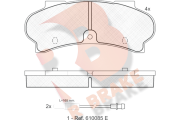 RB1028 R BRAKE nezařazený díl RB1028 R BRAKE