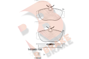 RB1046-700 nezařazený díl R BRAKE