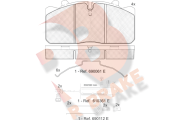 RB1253-124 R BRAKE nezařazený díl RB1253-124 R BRAKE