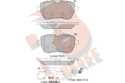 RB2076 R BRAKE nezařazený díl RB2076 R BRAKE