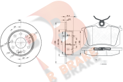 3R06975616 nezařazený díl R BRAKE