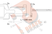 610528RB nezařazený díl R BRAKE