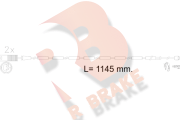 610607RB nezařazený díl R BRAKE
