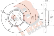 78RBD20504 nezařazený díl R BRAKE