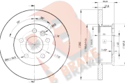 78RBD23012 nezařazený díl R BRAKE