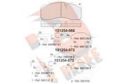 RB1254-072 R BRAKE nezařazený díl RB1254-072 R BRAKE