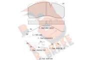 RB1254-225 nezařazený díl R BRAKE