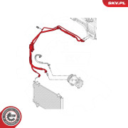 43SKV591 Vysokotlaké / nízkotlaké vedení, klimatizace ESEN SKV