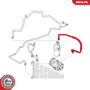 54SKV650 Vysokotlaké / nízkotlaké vedení, klimatizace ESEN SKV