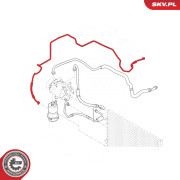 54SKV686 Vysokotlaké / nízkotlaké vedení, klimatizace ESEN SKV