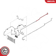 54SKV698 Vysokotlaké / nízkotlaké vedení, klimatizace ESEN SKV