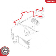 54SKV706 Vysokotlaké / nízkotlaké vedení, klimatizace ESEN SKV