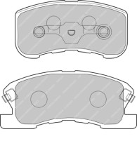 FCP1501R Sada brzdových destiček, kotoučová brzda FERODO RACING