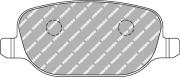 FDS1795 Sada brzdových destiček, kotoučová brzda FERODO RACING