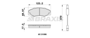 AB0297 BRAXIS nezařazený díl AB0297 BRAXIS