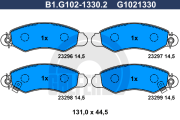 B1.G102-1330.2 GALFER sada brzdových platničiek kotúčovej brzdy B1.G102-1330.2 GALFER