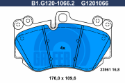 B1.G120-1066.2 Sada brzdových destiček, kotoučová brzda GALFER