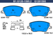 B1.G120-1595.2 GALFER nezařazený díl B1.G120-1595.2 GALFER