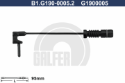 B1.G190-0005.2 GALFER výstrażný kontakt opotrebenia brzdového oblożenia B1.G190-0005.2 GALFER