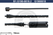 B1.G190-0018.2 GALFER výstrażný kontakt opotrebenia brzdového oblożenia B1.G190-0018.2 GALFER