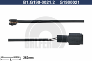 B1.G190-0021.2 GALFER výstrażný kontakt opotrebenia brzdového oblożenia B1.G190-0021.2 GALFER