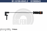 B1.G190-0043.2 GALFER výstrażný kontakt opotrebenia brzdového oblożenia B1.G190-0043.2 GALFER